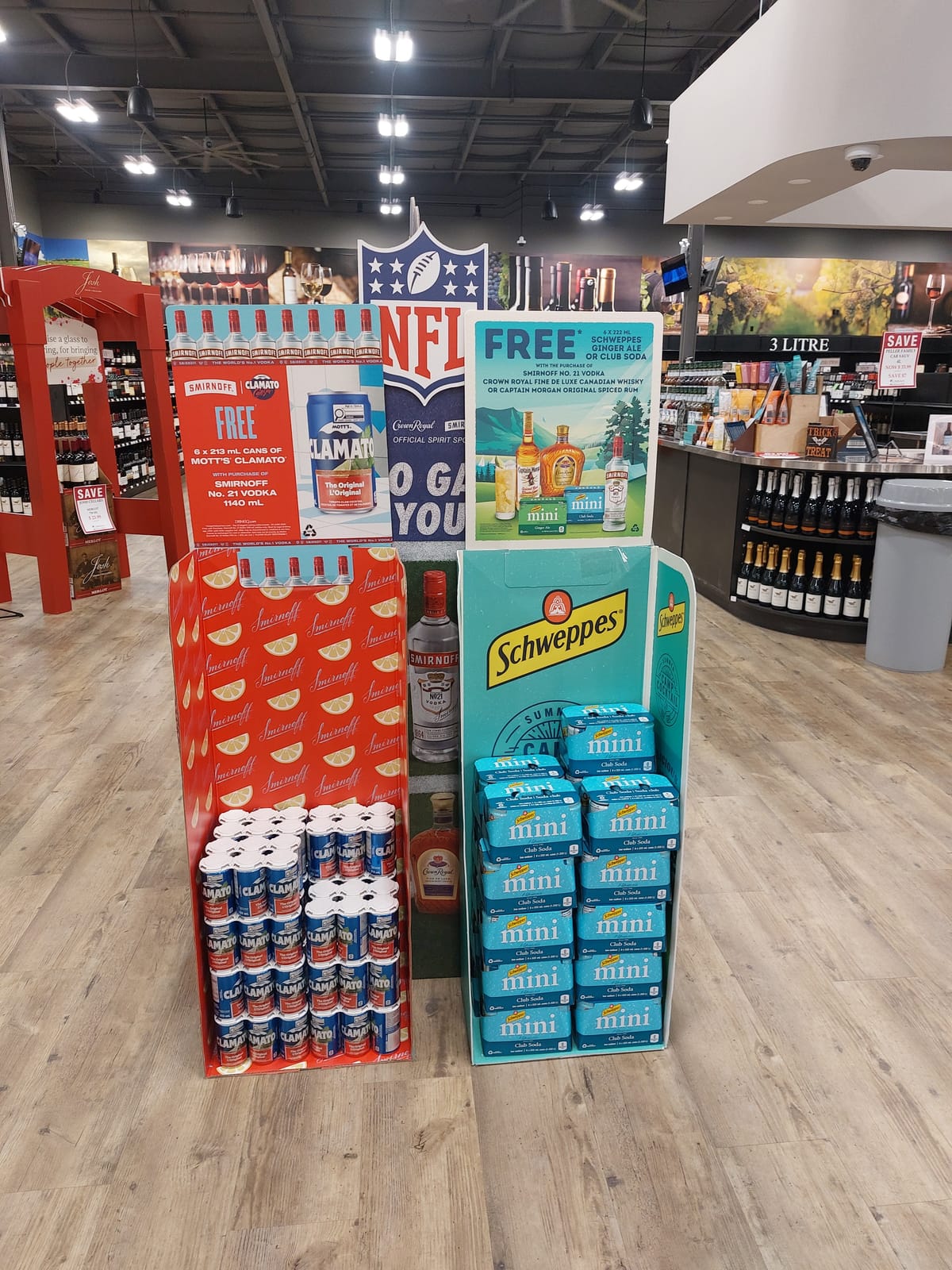 Smirnoff at Local Wine Shop