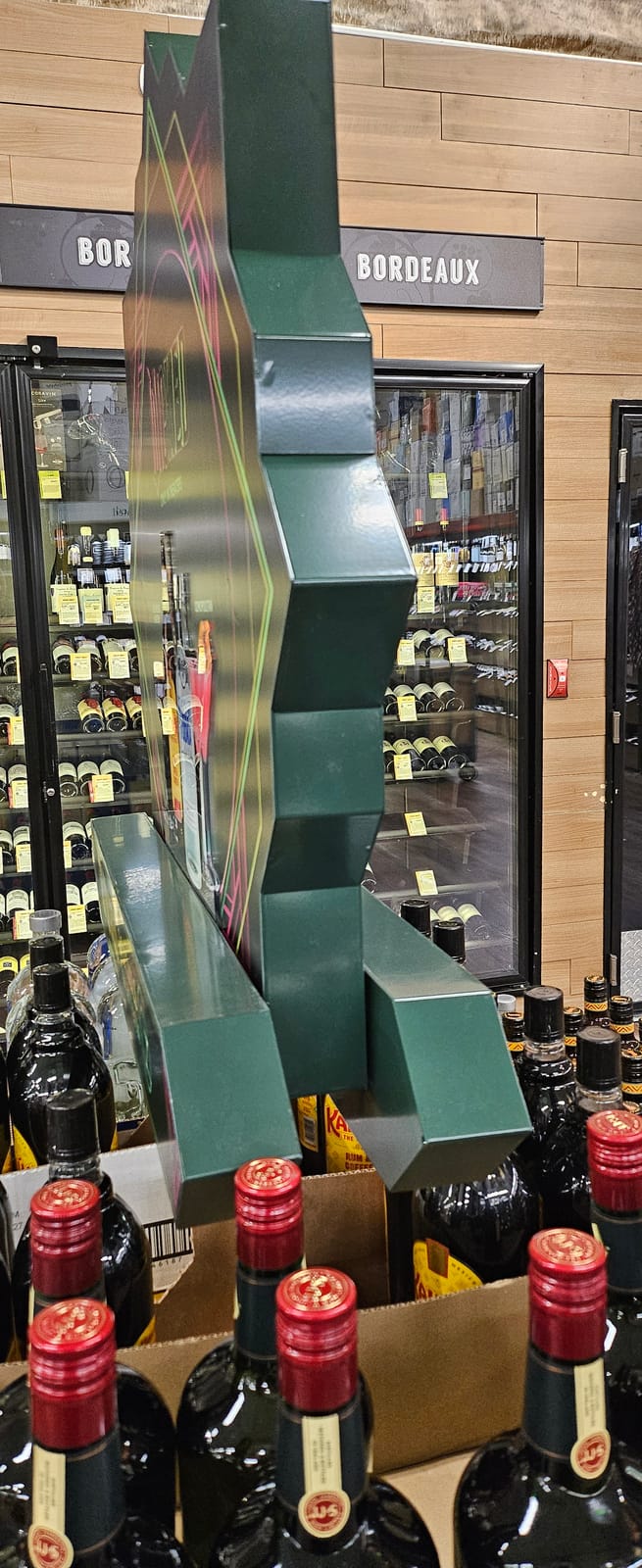 In-store display at Waitrose
