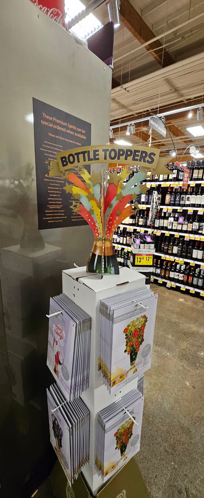 In-store display at Systembolaget