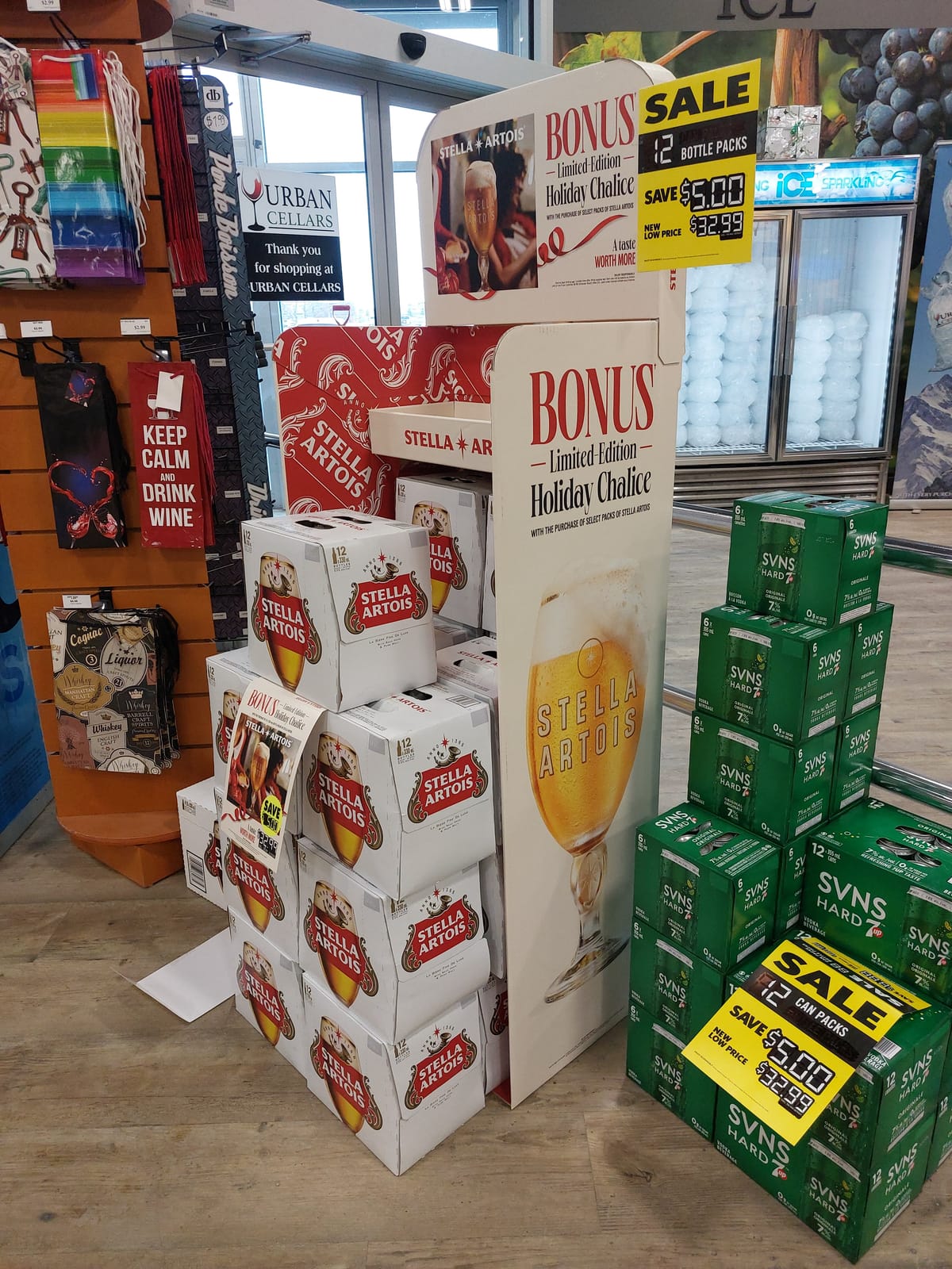 Stella Artois at Binny's