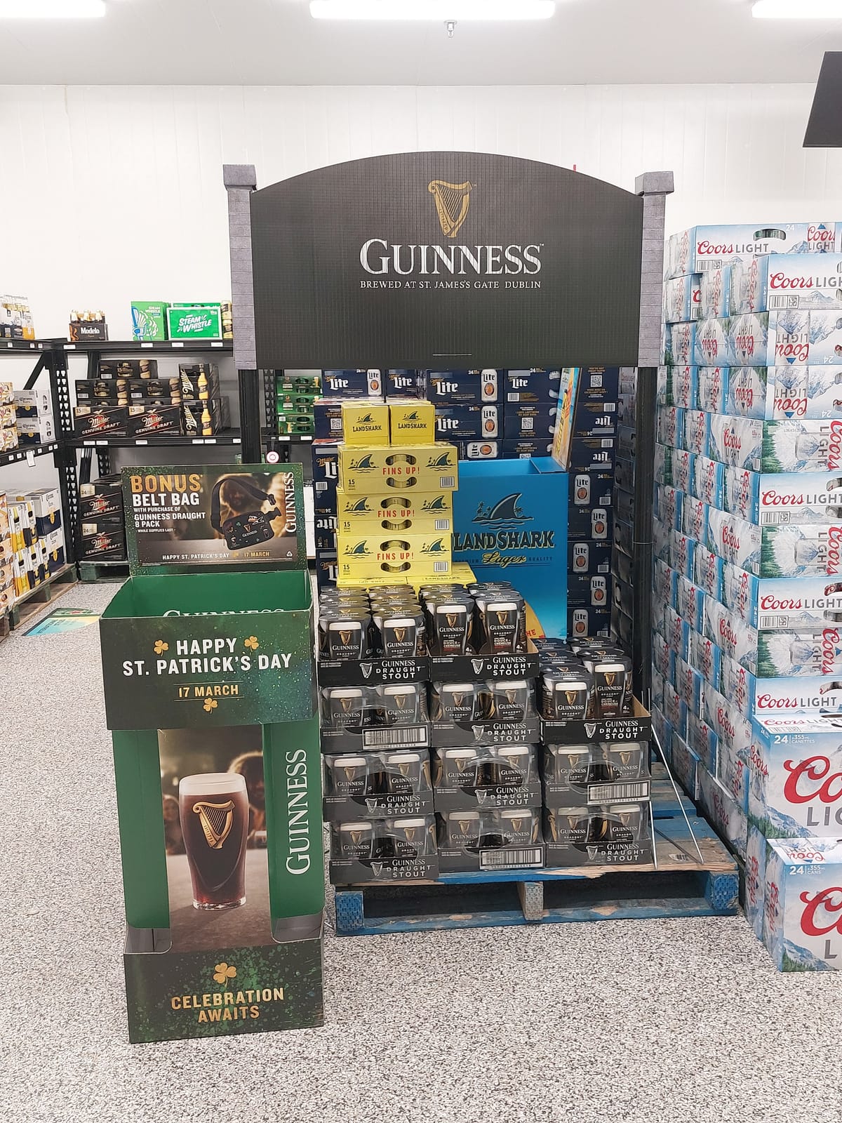 Guinness at Local Wine Shop