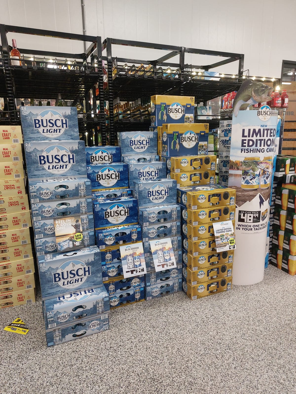 Busch Light at Total Wine