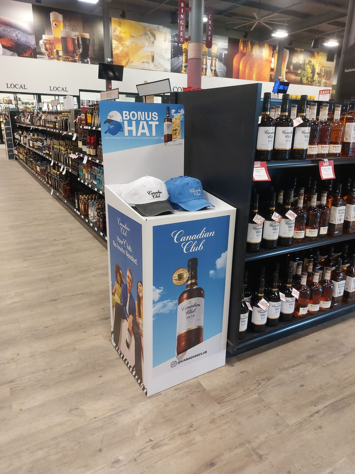 Canadian Club at Local Wine Shop