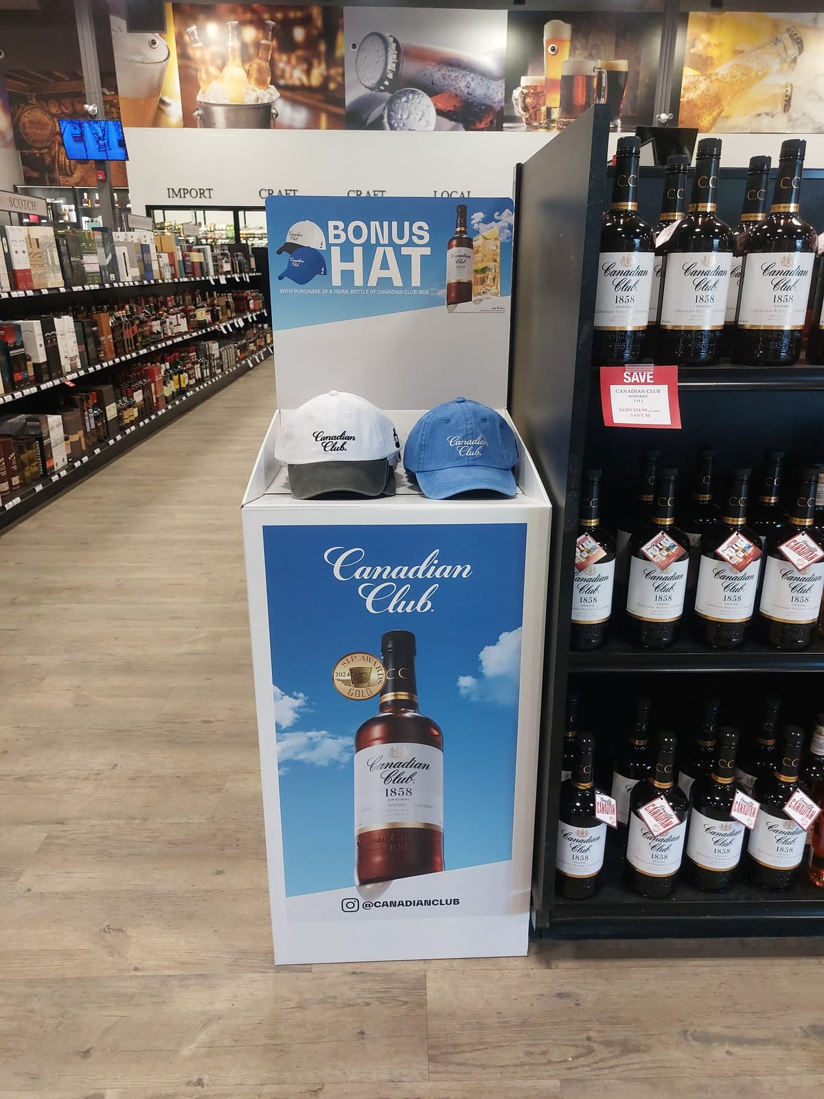 Canadian Club at Local Wine Shop