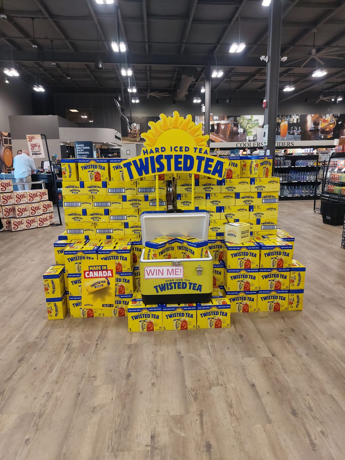 Twisted Tea at Local Wine Shop