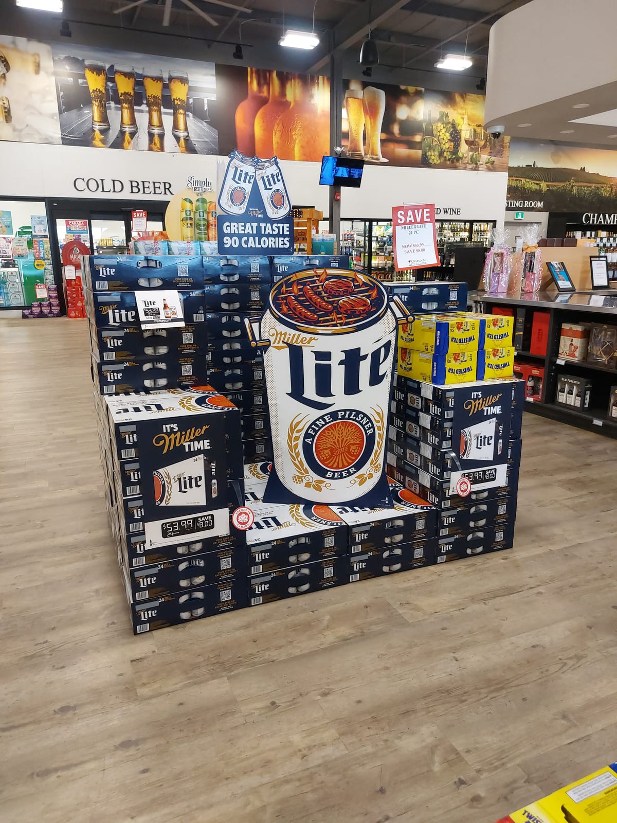 Miller Lite at Safeway