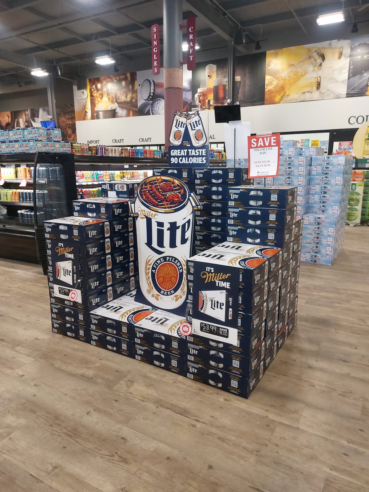 Miller Lite at Safeway