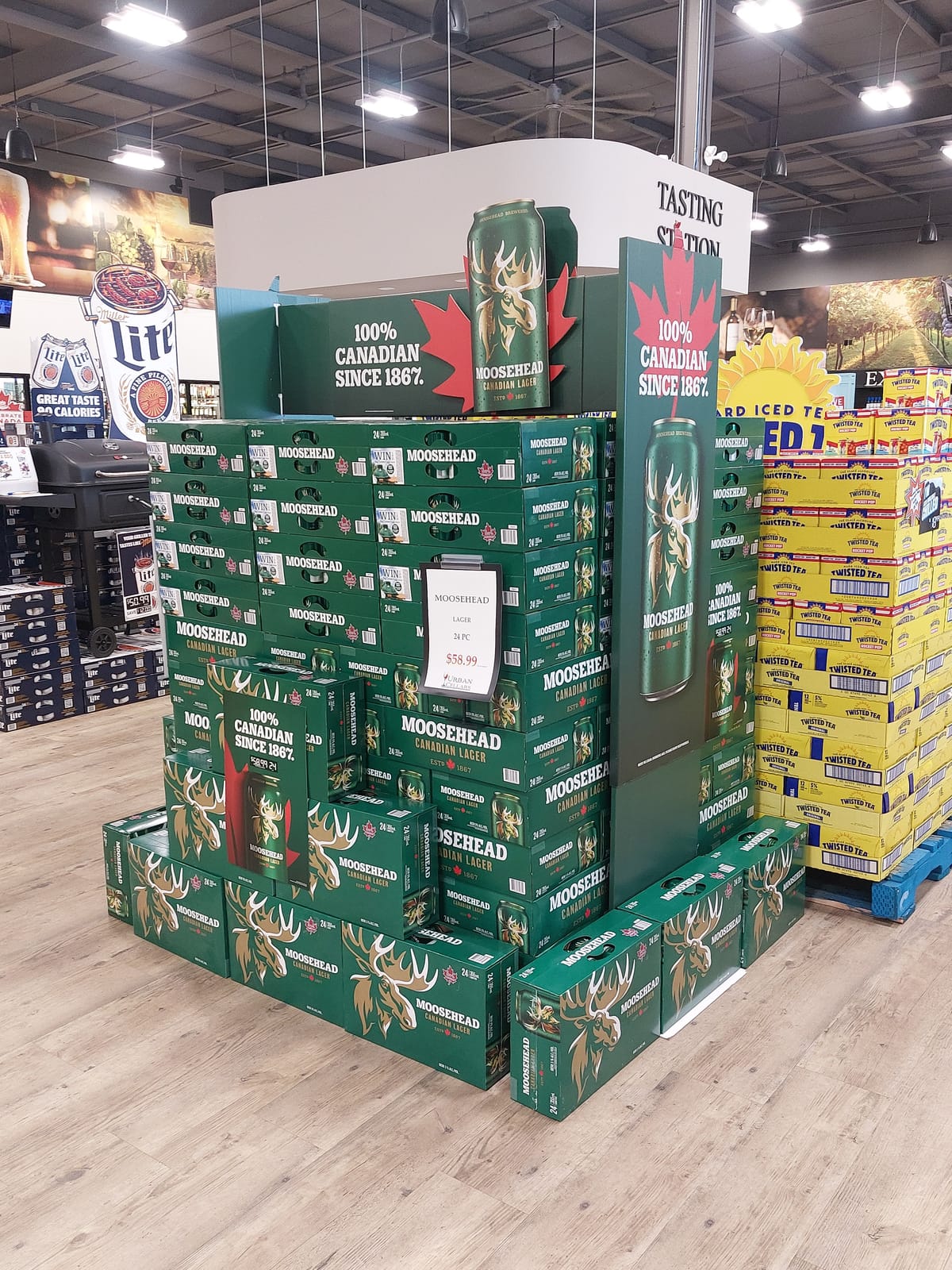Moosehead at Tesco Ireland