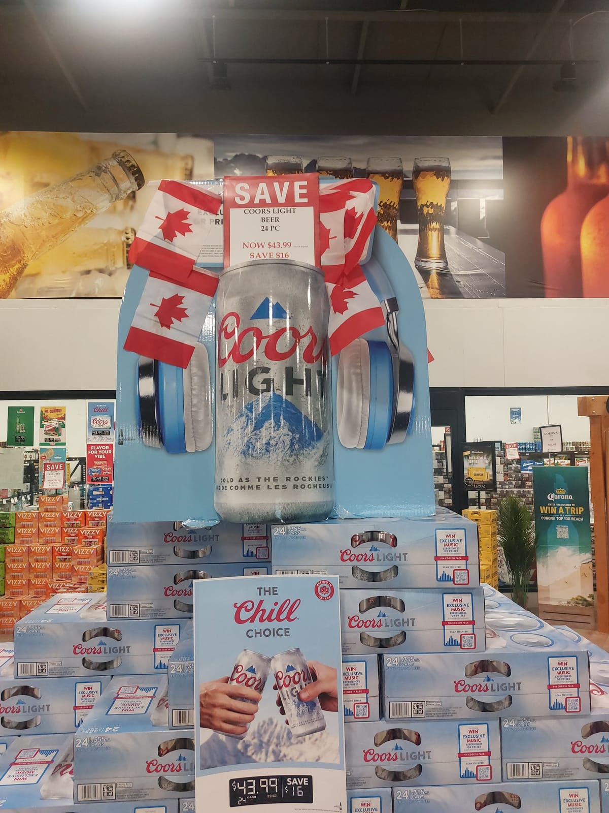 Coors Light at BC Liquor