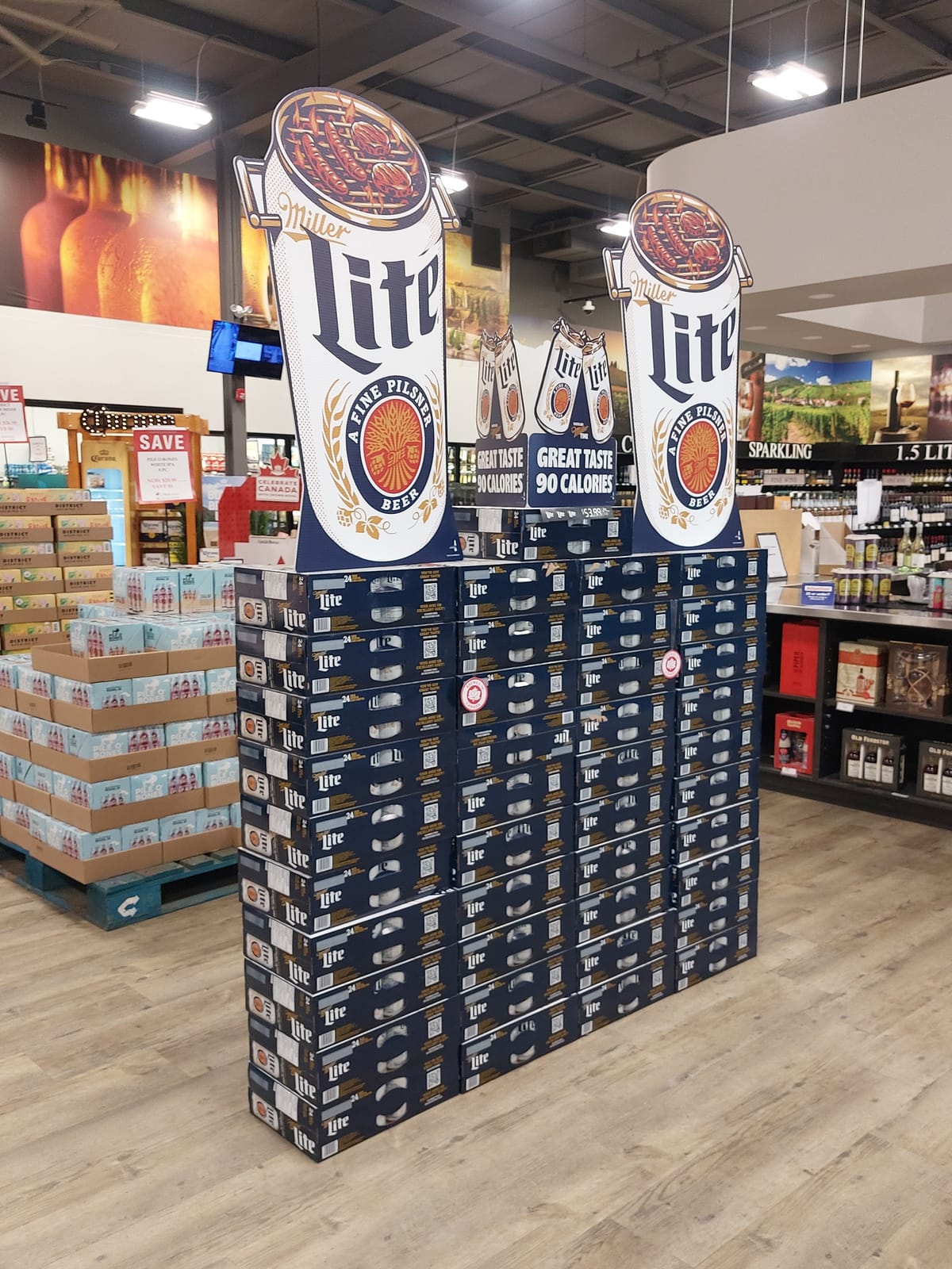 Miller Lite at Total Wine