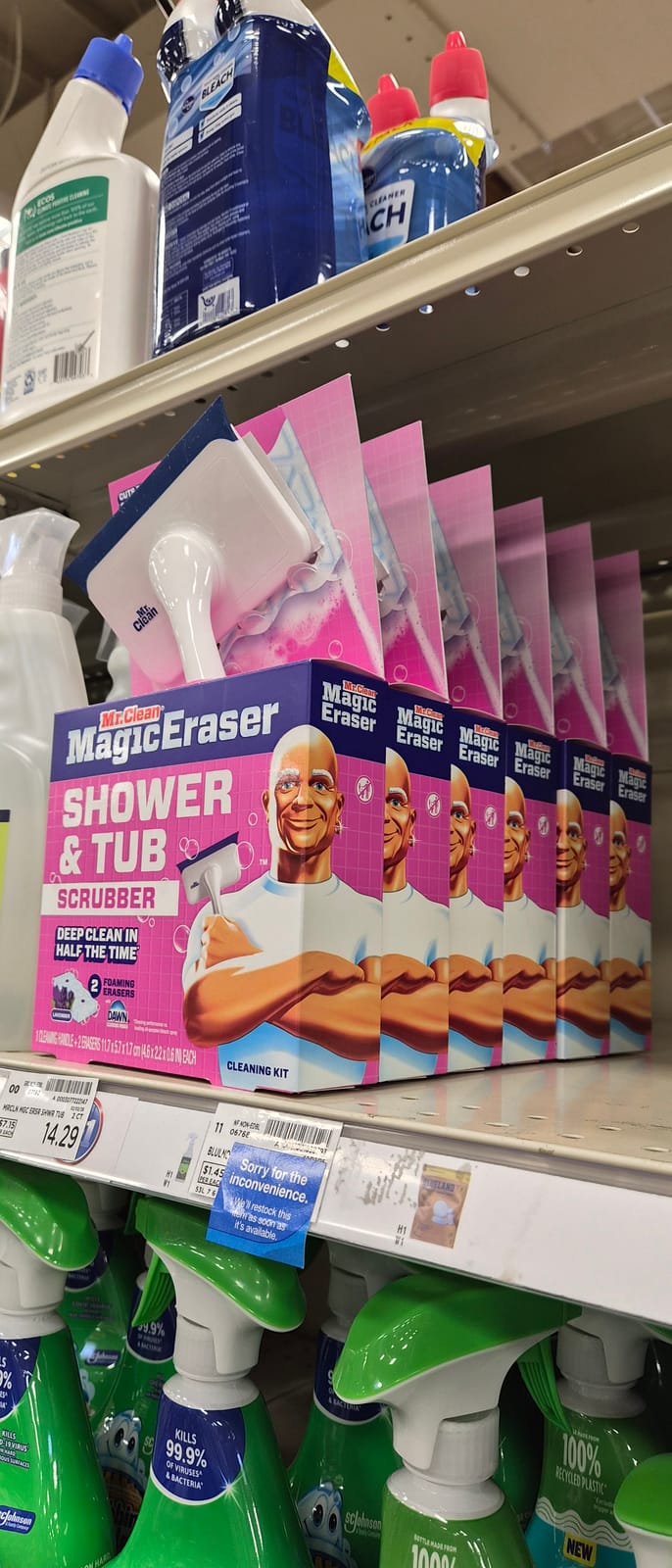 In-store display at Target