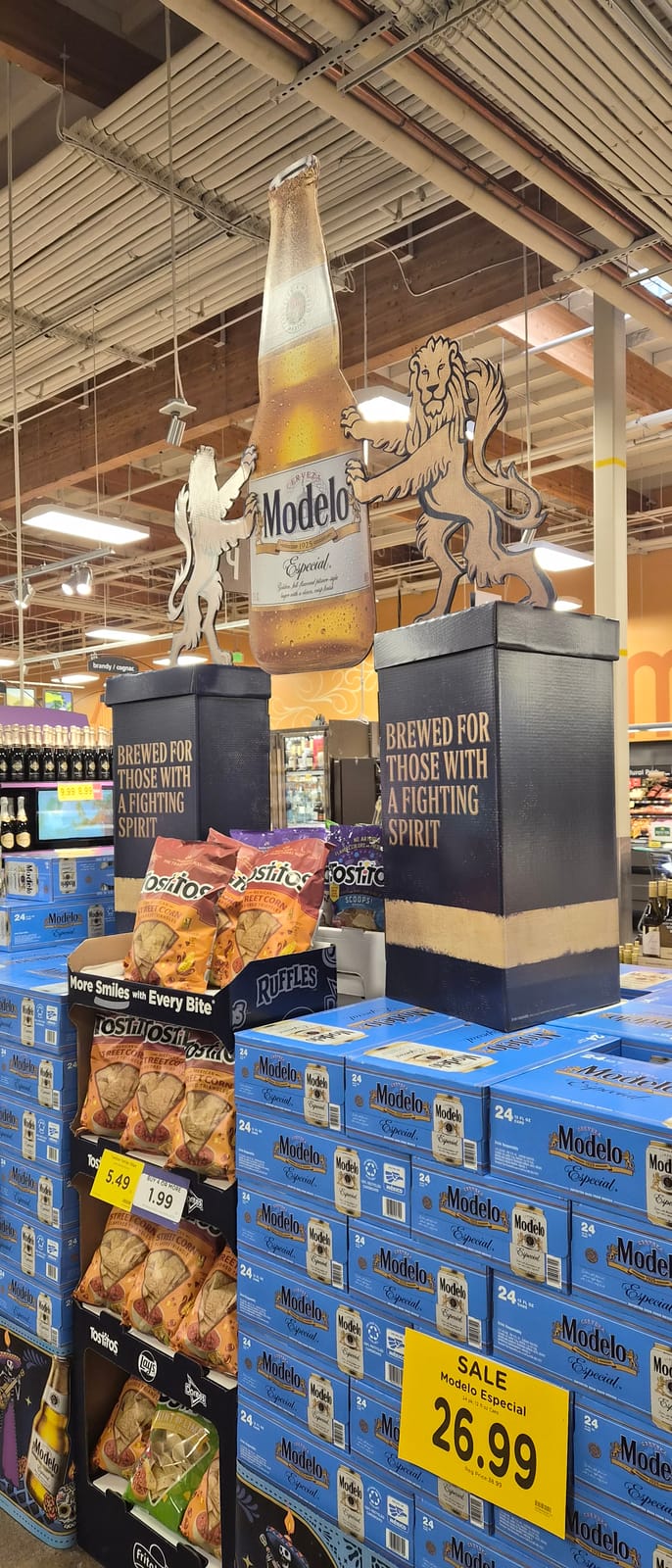 Modelo at Tesco Ireland