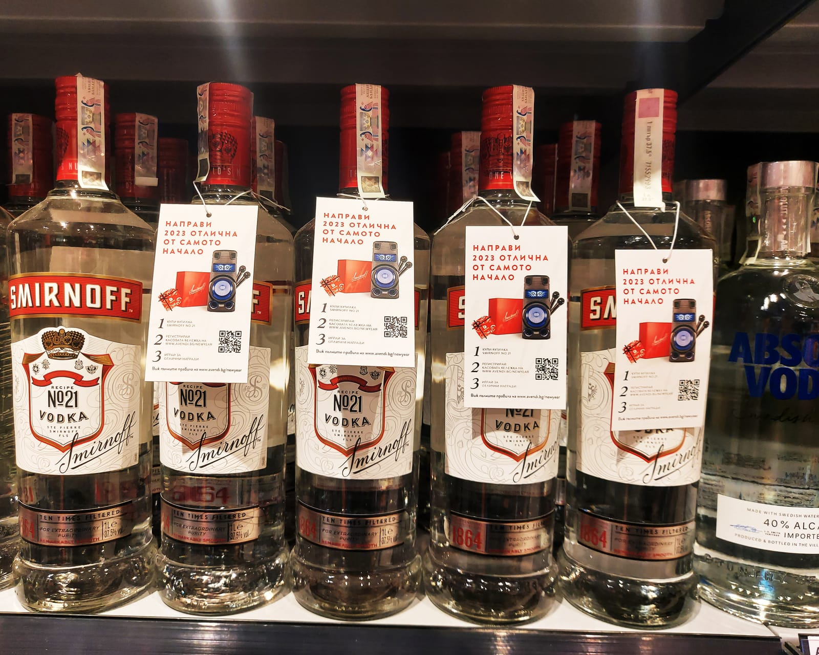 Smirnoff at Tesco Ireland