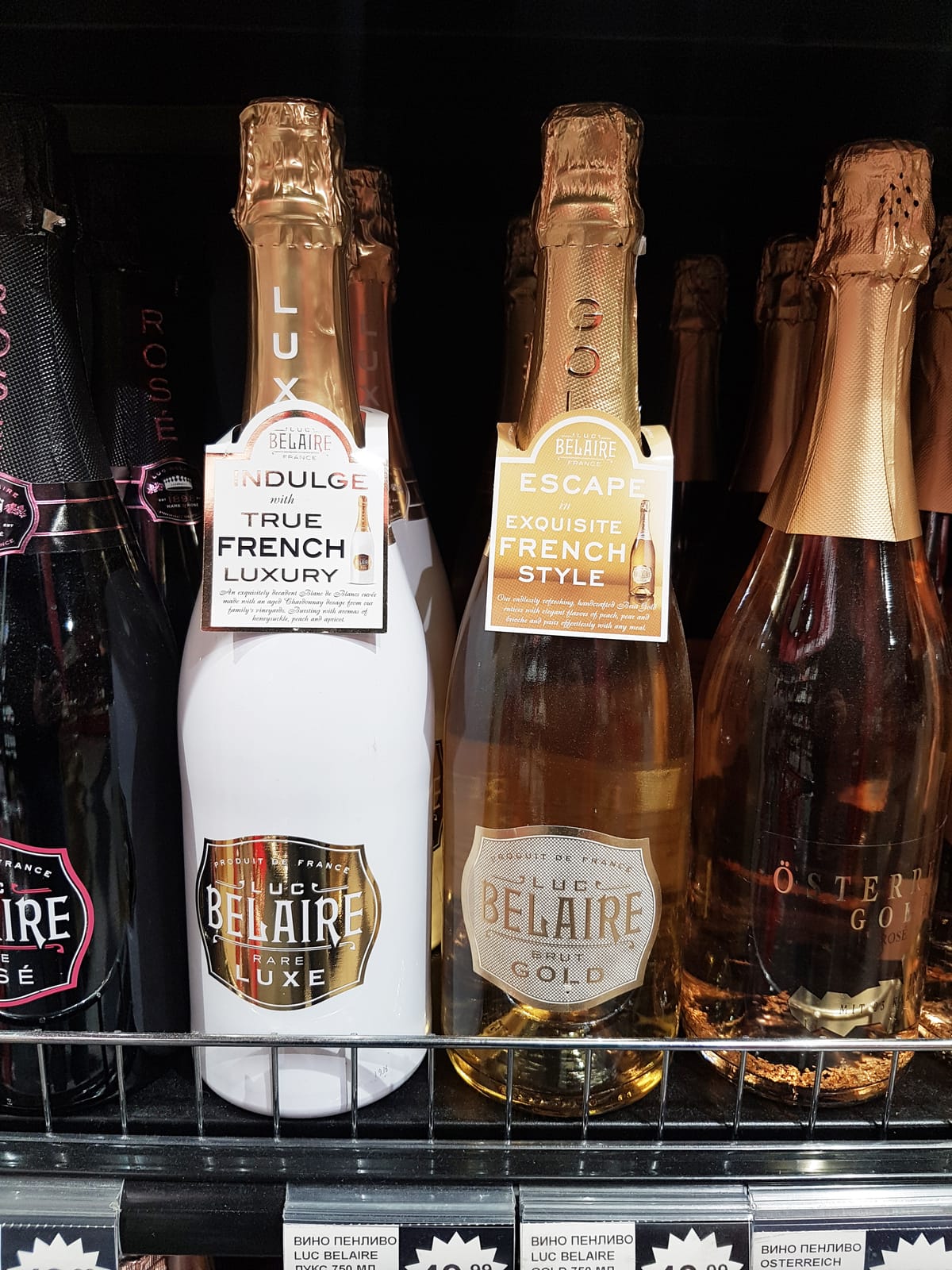 Luc Belaire at Local Wine Shop