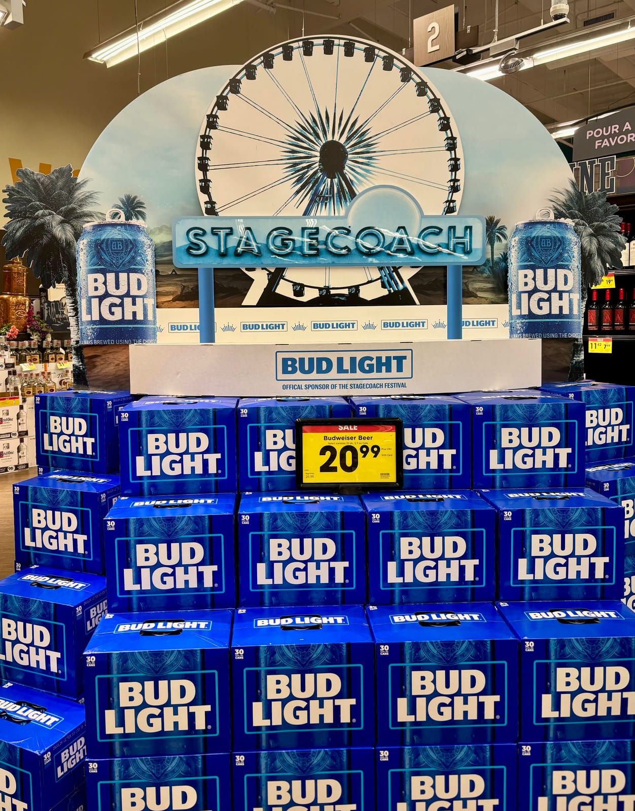 Bud Light at Waitrose
