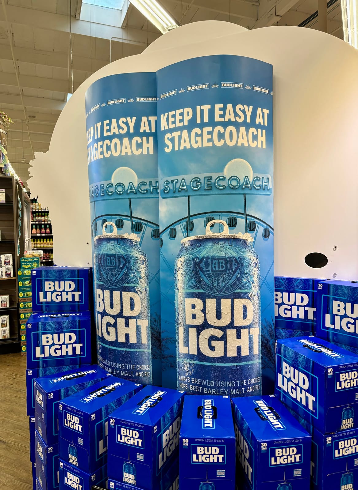 Bud Light at Tesco Ireland