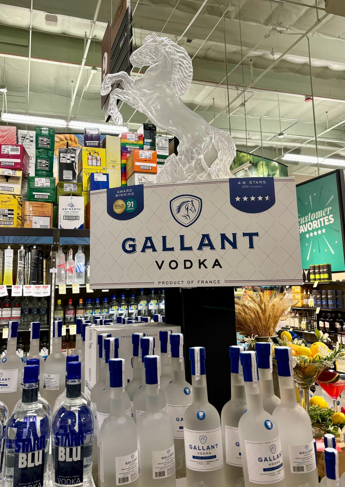Gallant Vodka at Whole Foods