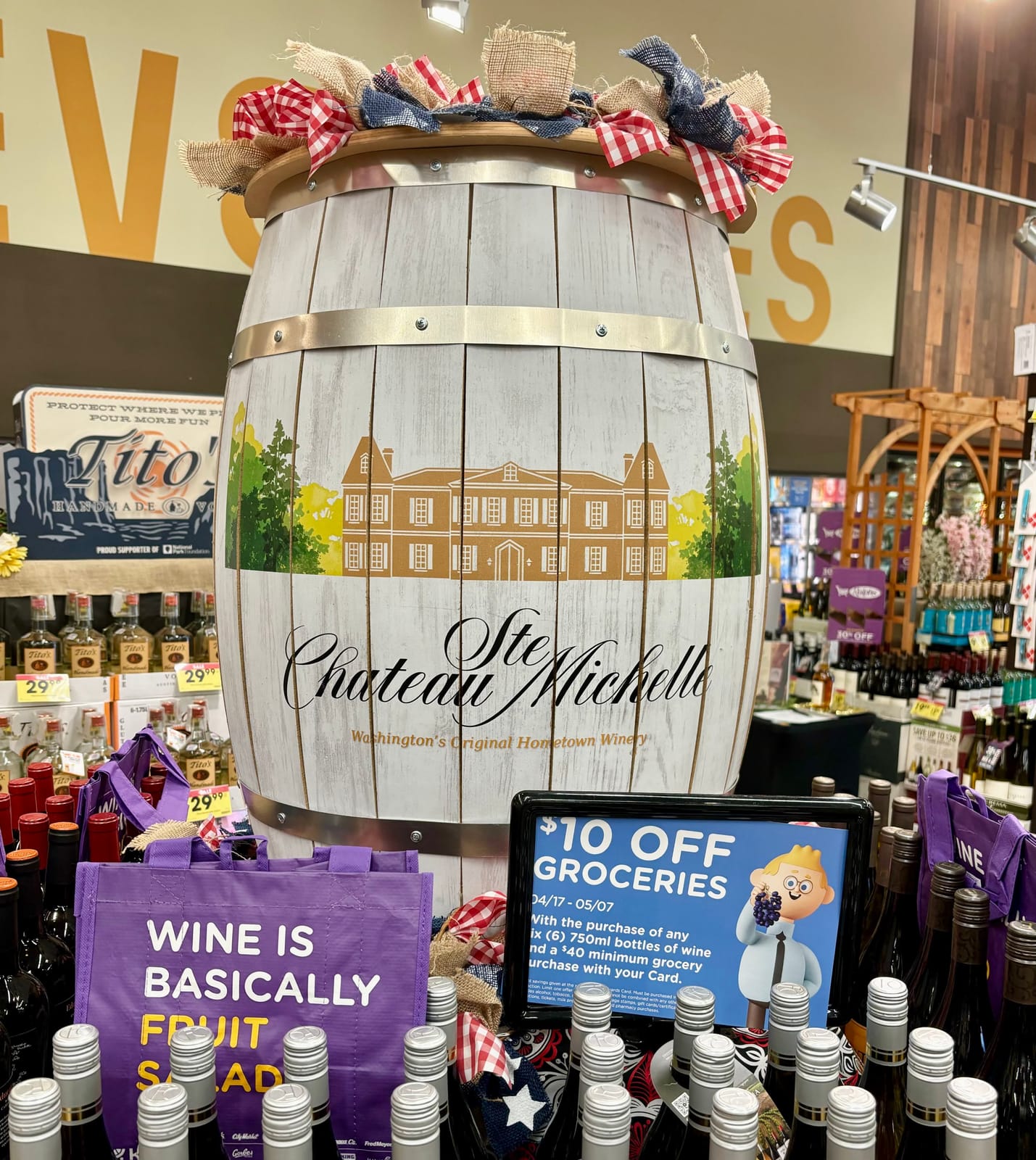 Chateau Ste Michelle at Total Wine