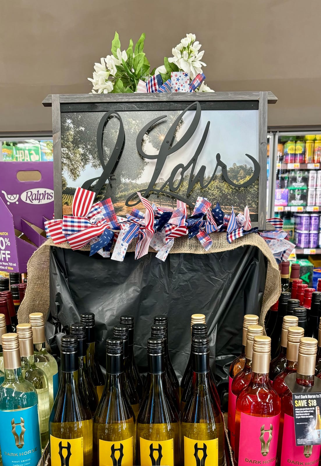 Dark Horse at Local Wine Shop