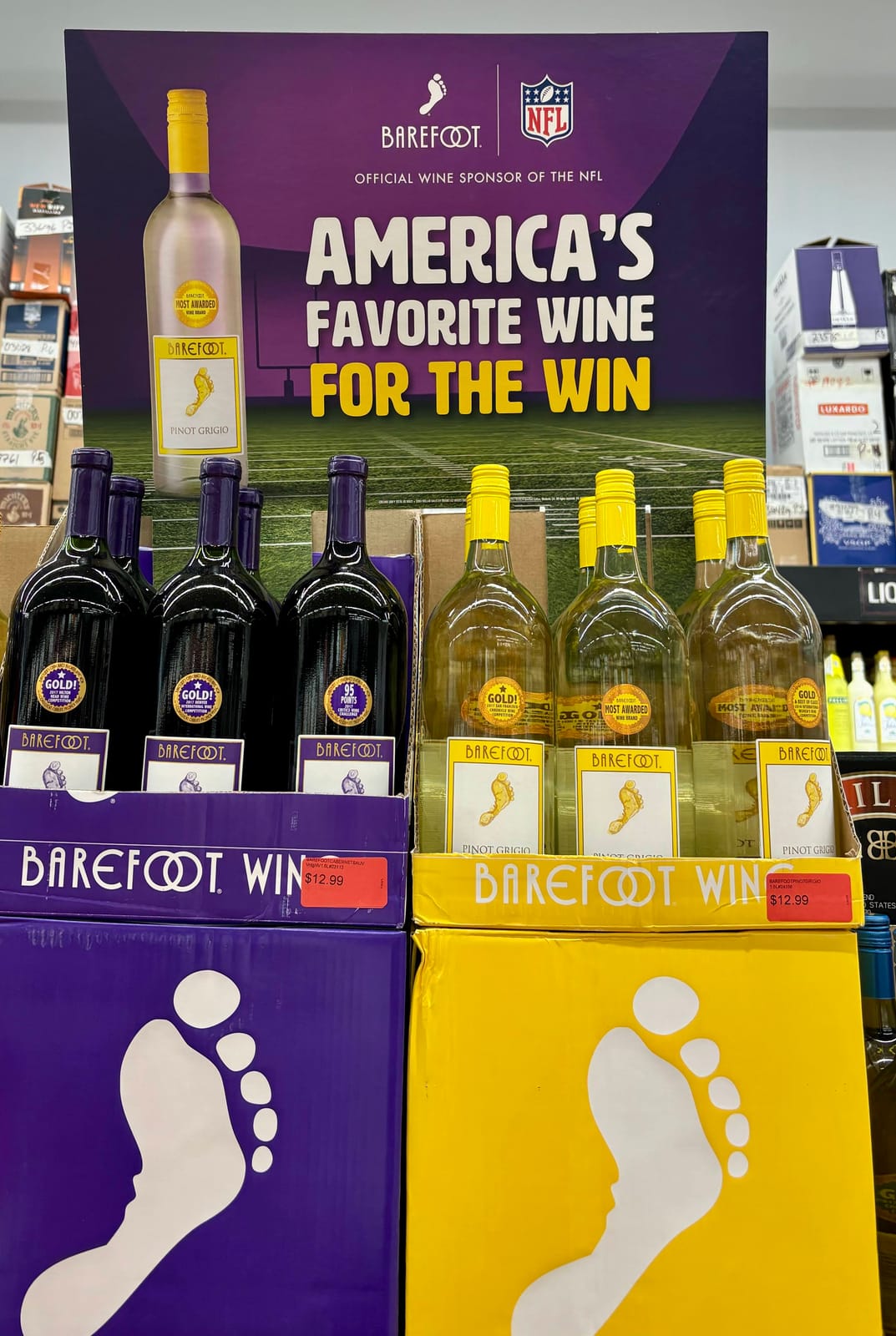 Barefoot at Local Wine Shop