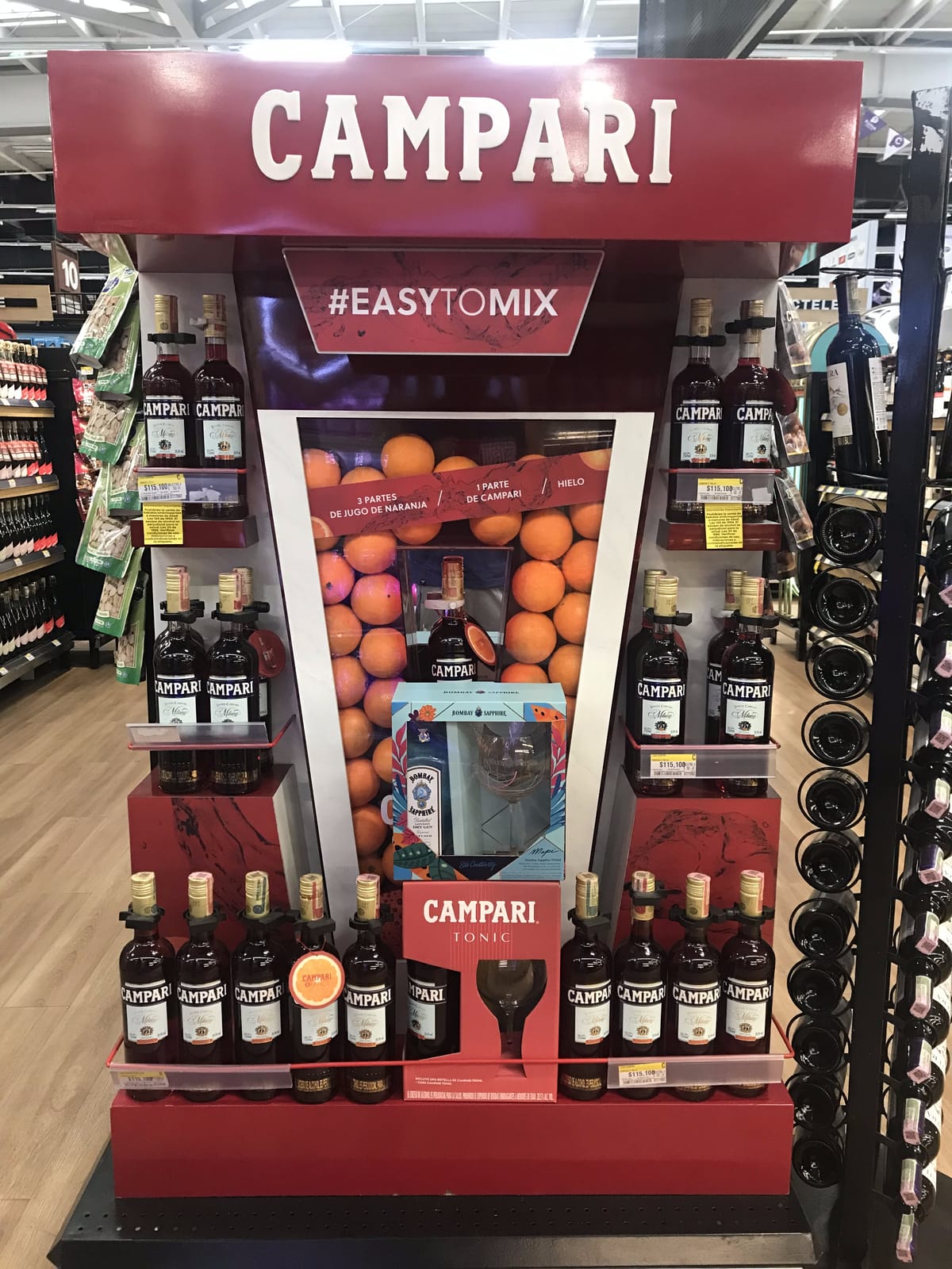Campari at Local Wine Shop