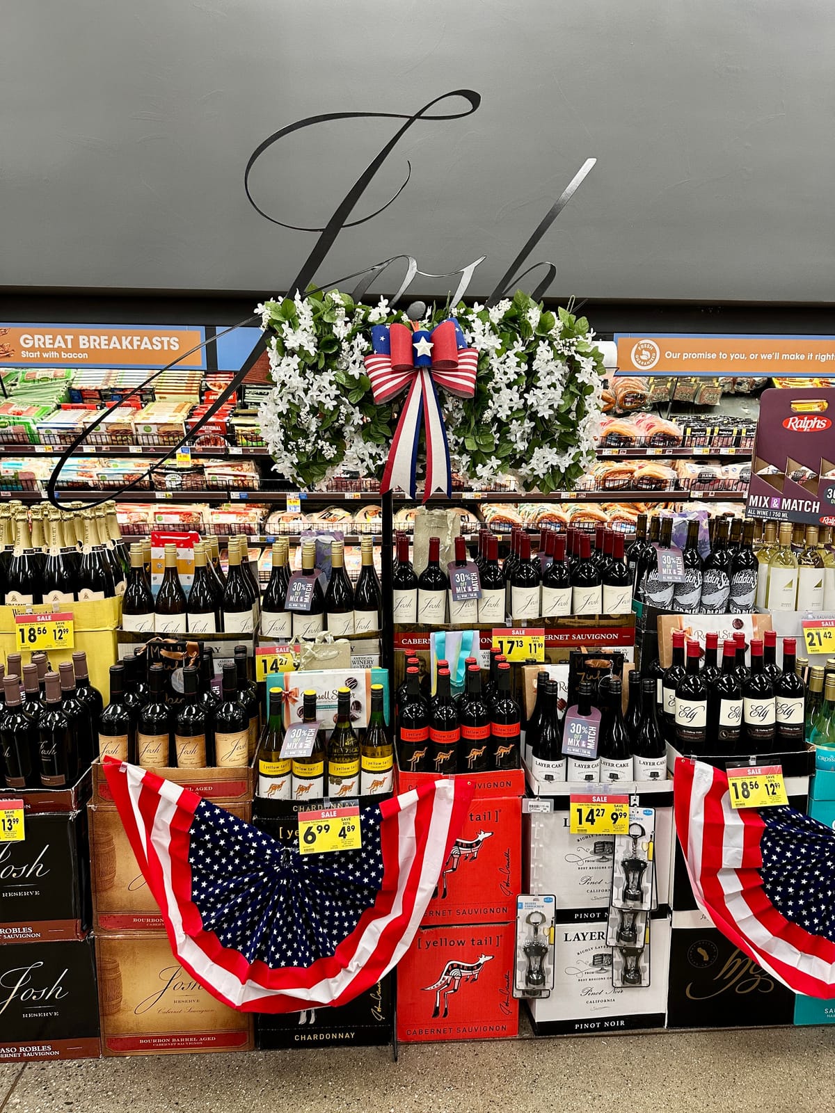 Josh Cellars at Safeway