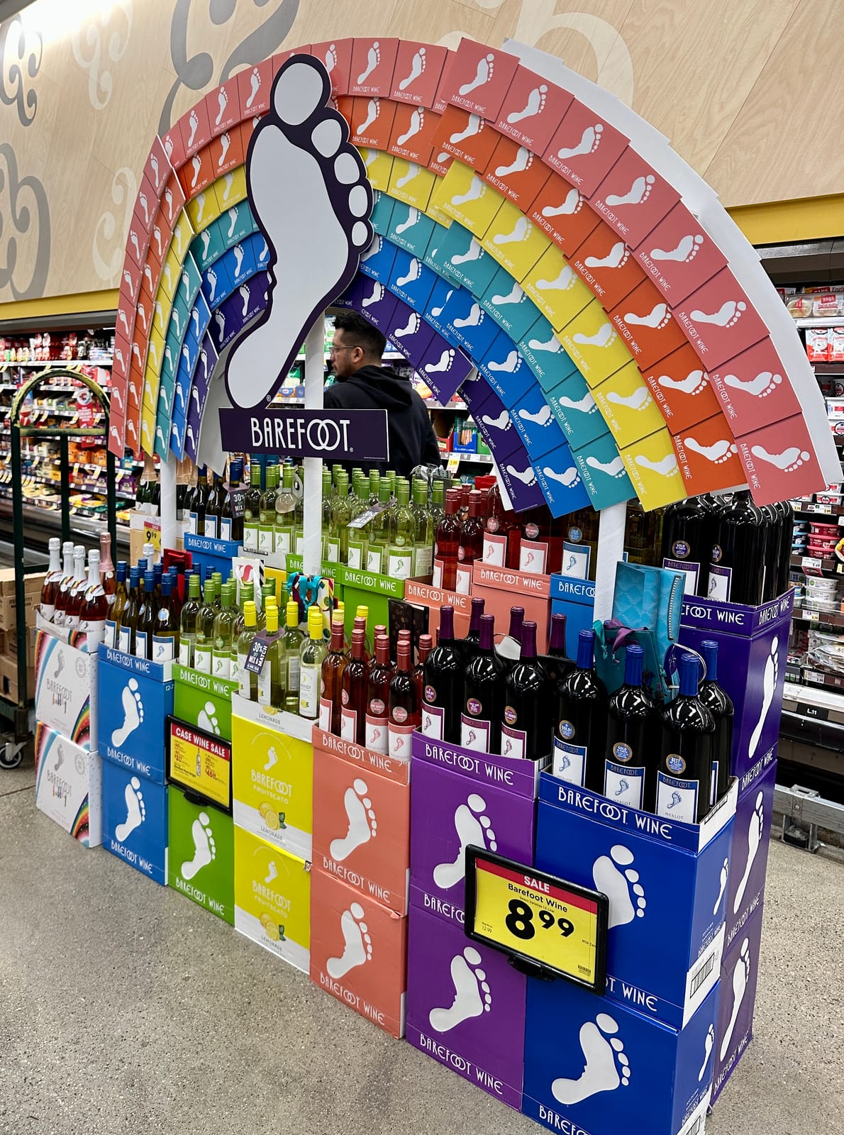Barefoot at Safeway