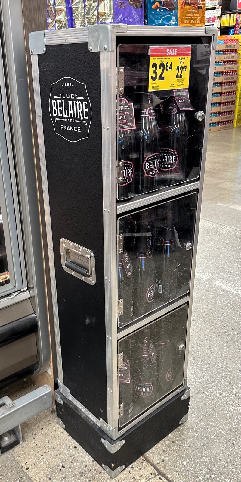 Luc Belaire at Tesco Ireland