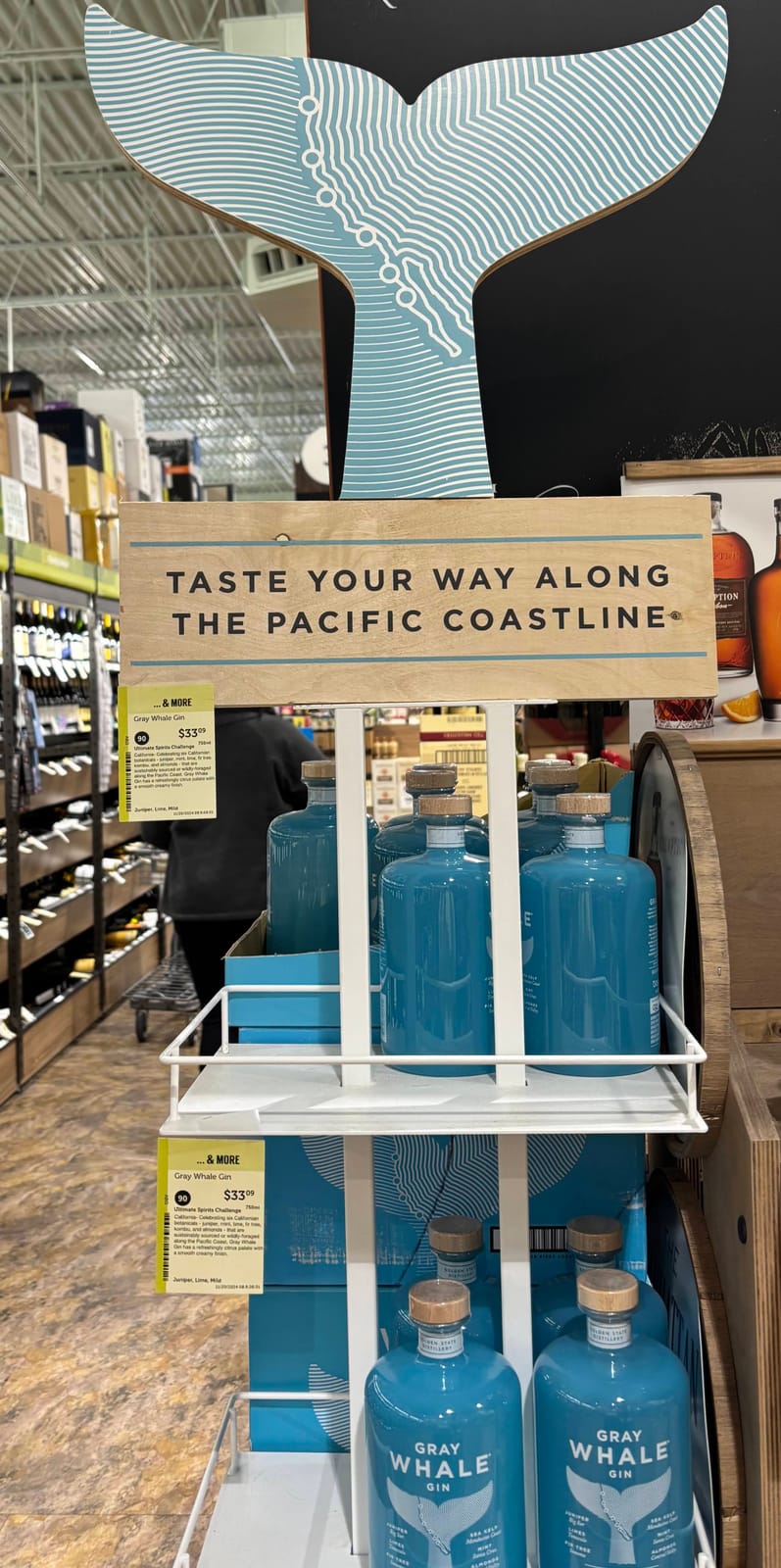 Gray Whale Gin at Safeway