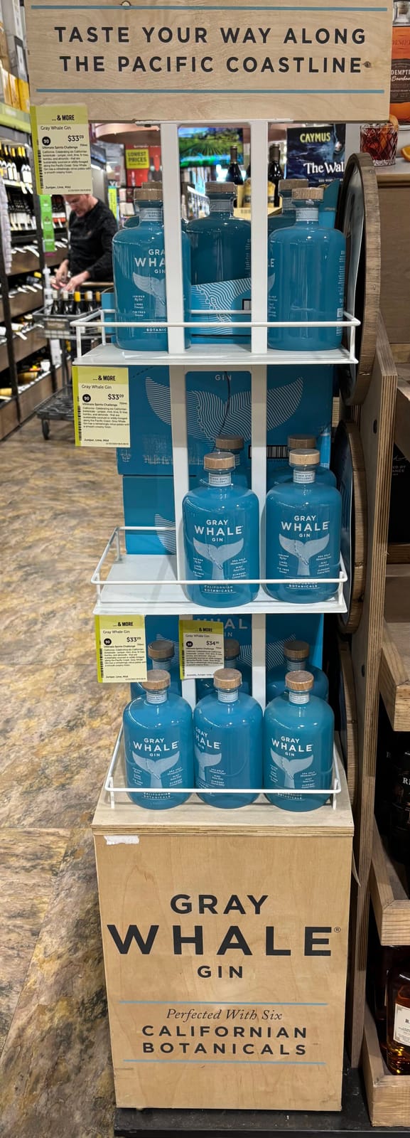 Gray Whale Gin at Spec's