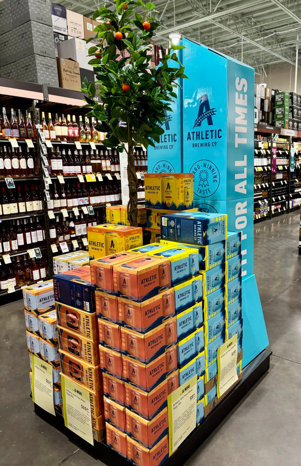 Athletic Brewing Co. at Binny's
