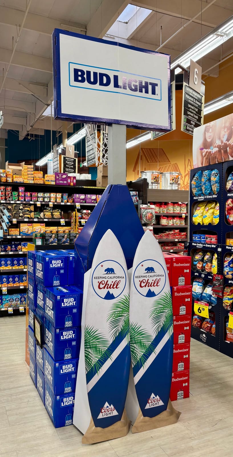 Bud Light at Local Wine Shop