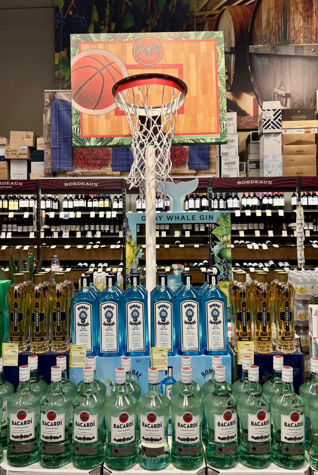 Bombay Sapphire at Local Wine Shop