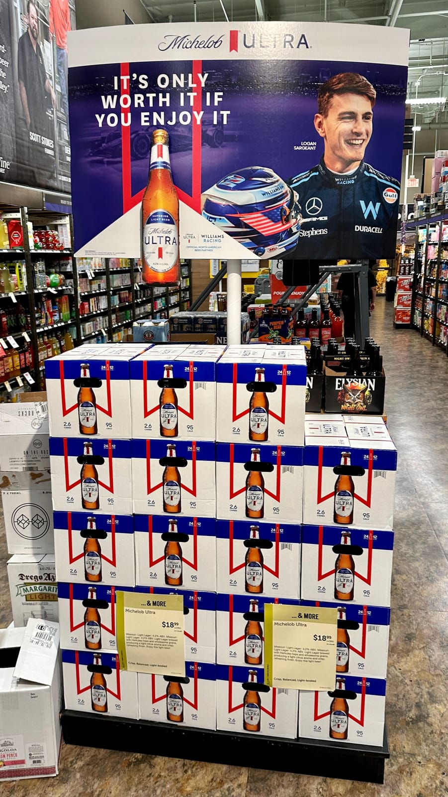 Michelob Ultra at Waitrose