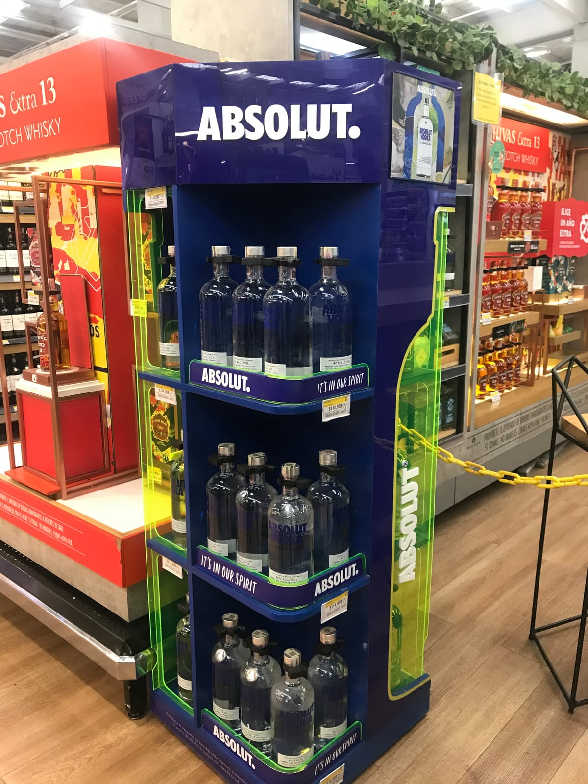 Absolut at Local Wine Shop