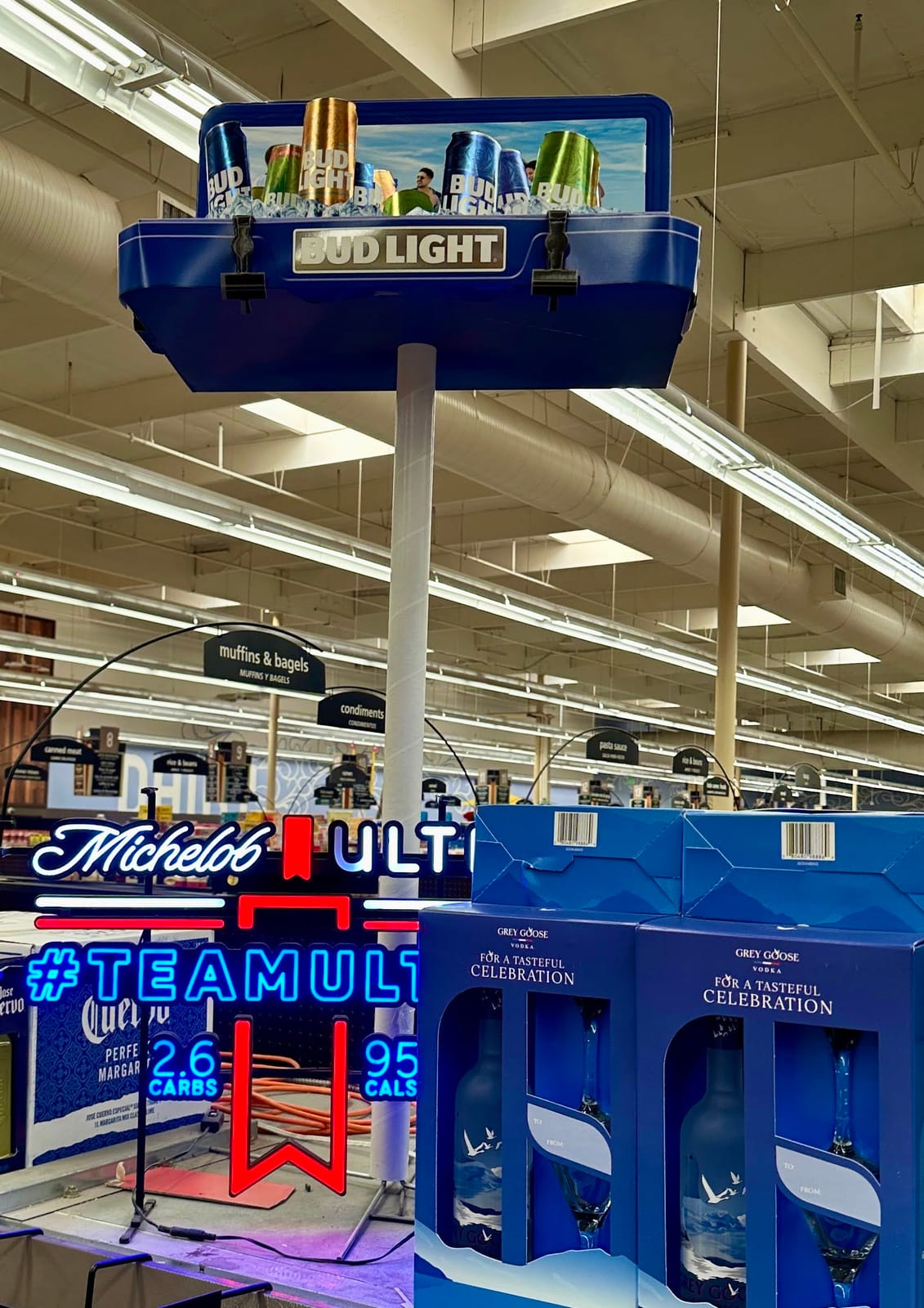 Bud Light at Local Wine Shop