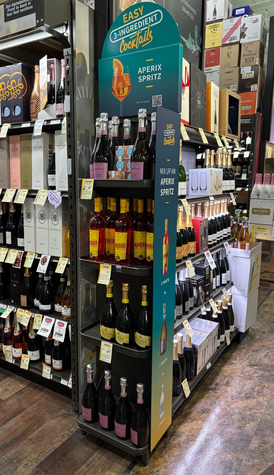 Aperix at Local Wine Shop