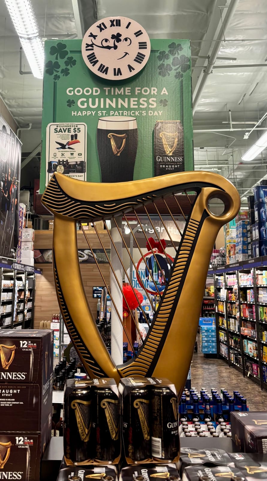 Guinness at Local Wine Shop