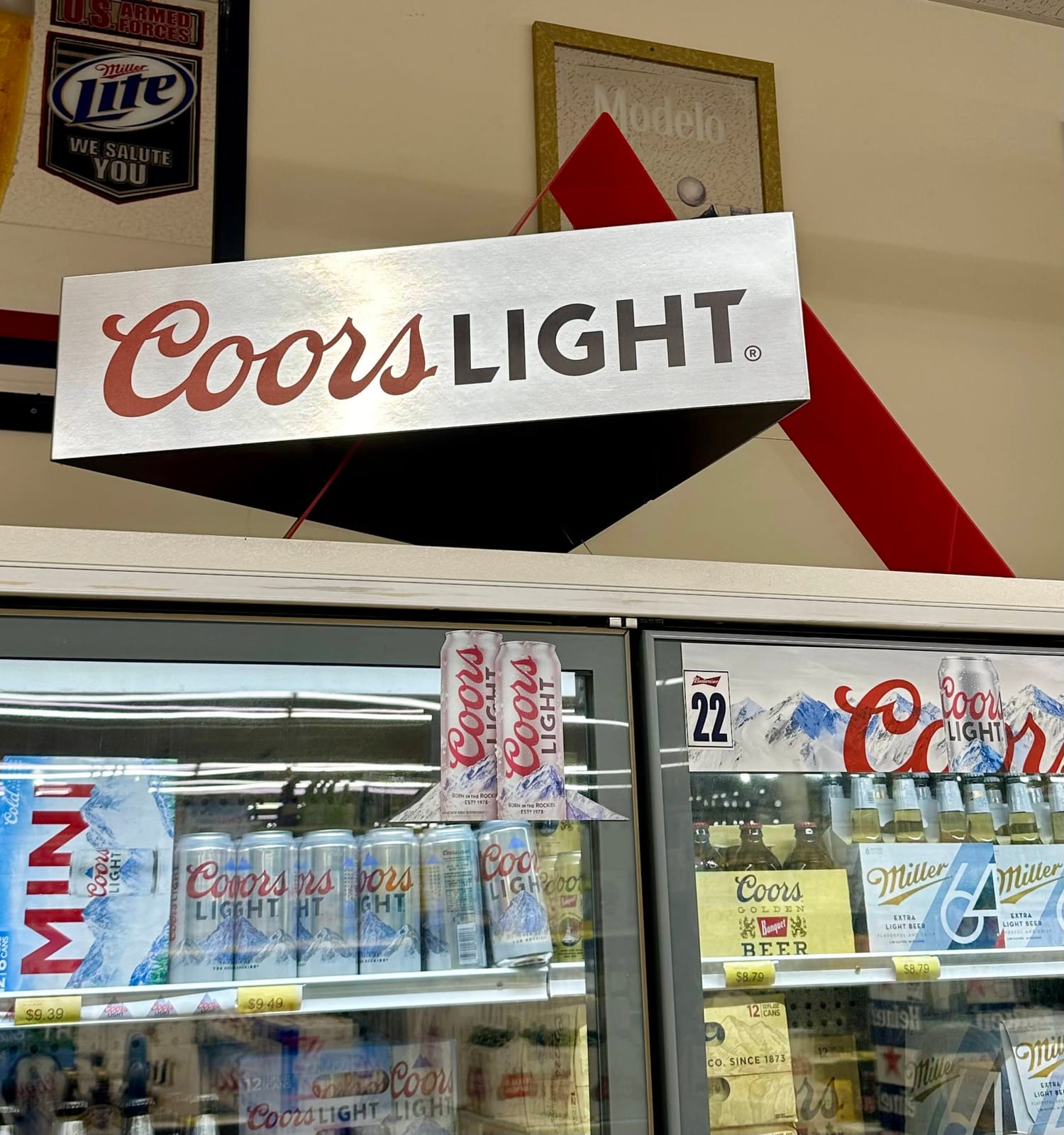 Coors Light at Safeway