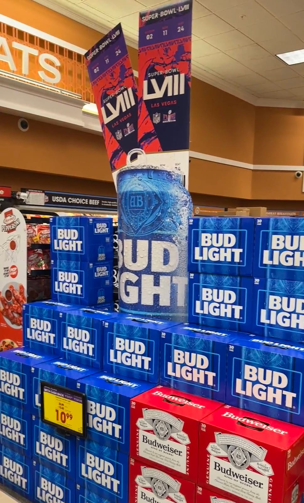 Bud Light at Waitrose