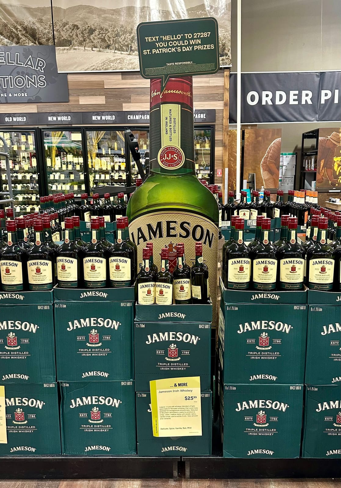 Jameson at Total Wine