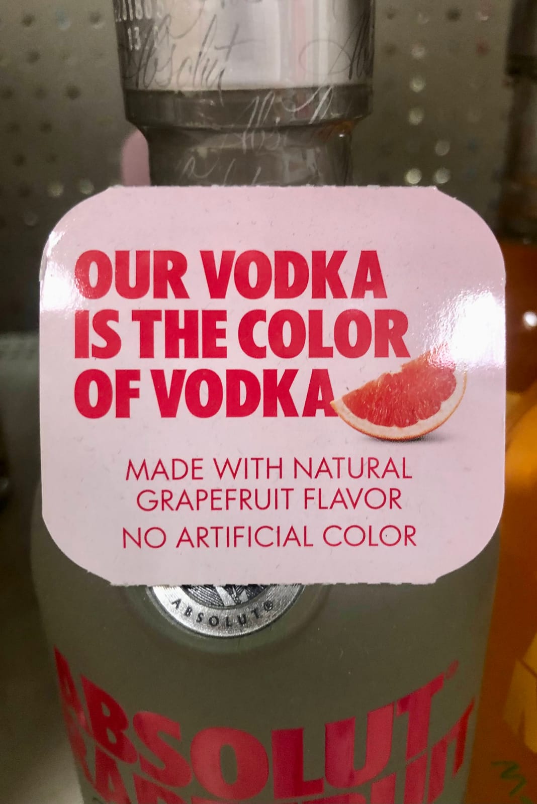 Absolut at Total Wine