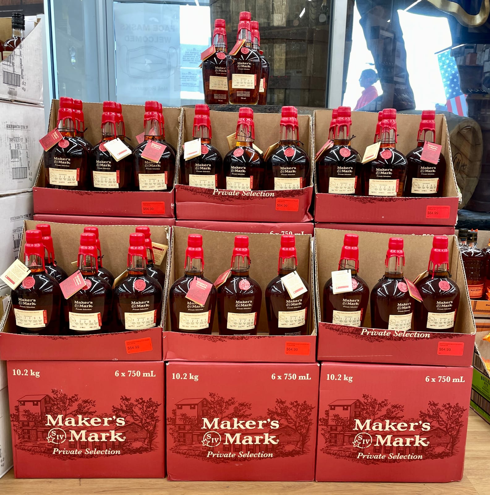 Maker's Mark at Local Wine Shop