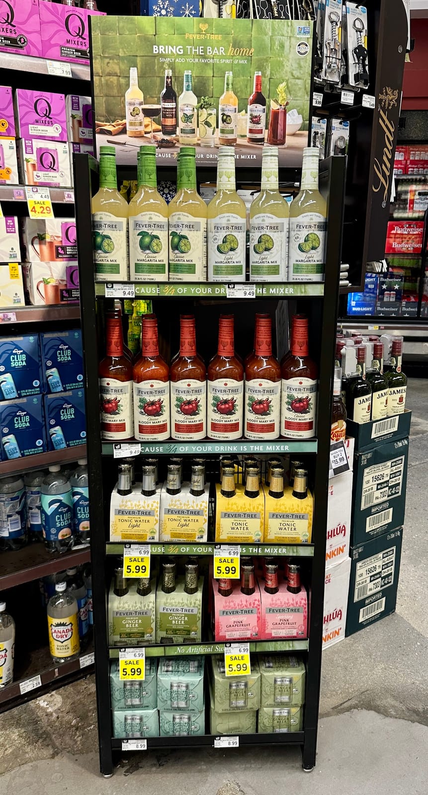 Fever-Tree at Local Wine Shop
