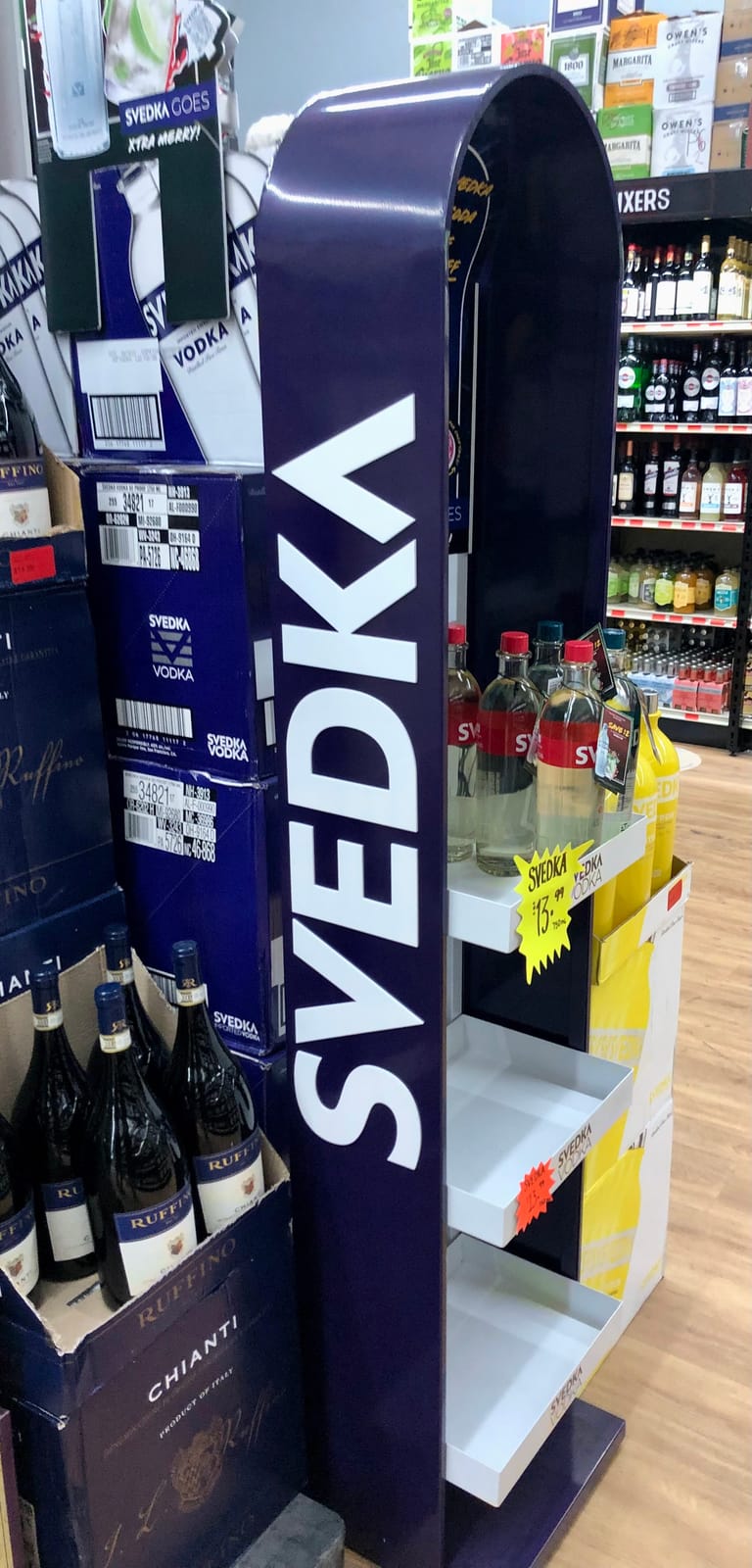 Svedka at Tesco Ireland