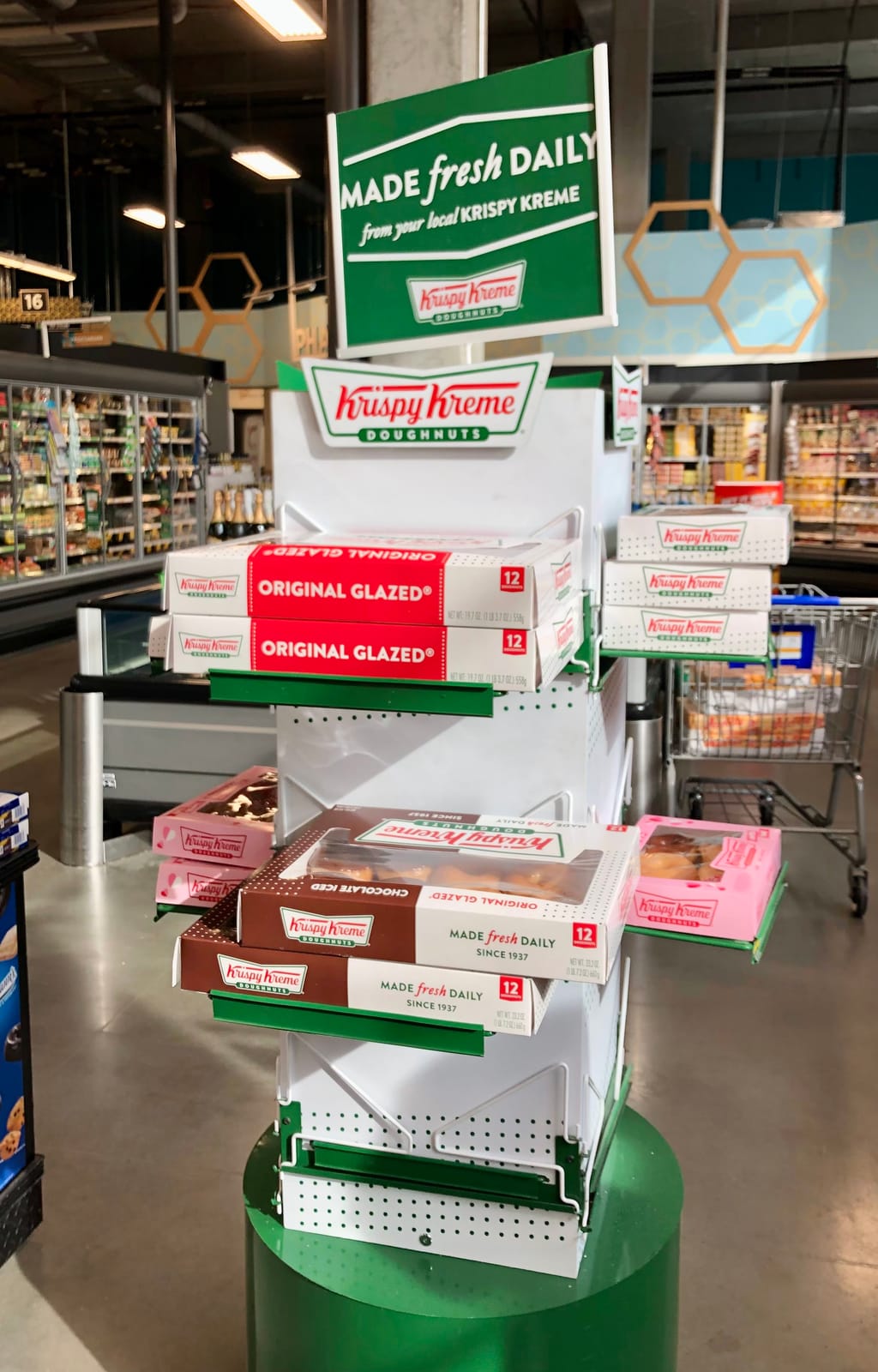 Krispy Kreme at Local Wine Shop