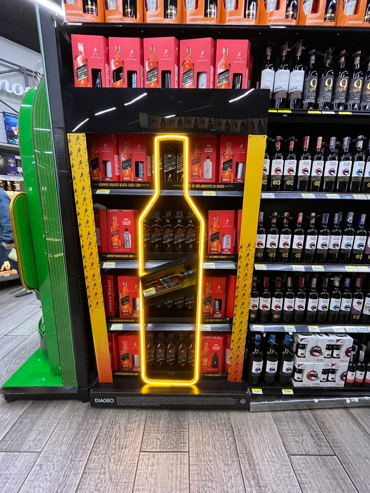 Johnnie Walker at Local Wine Shop
