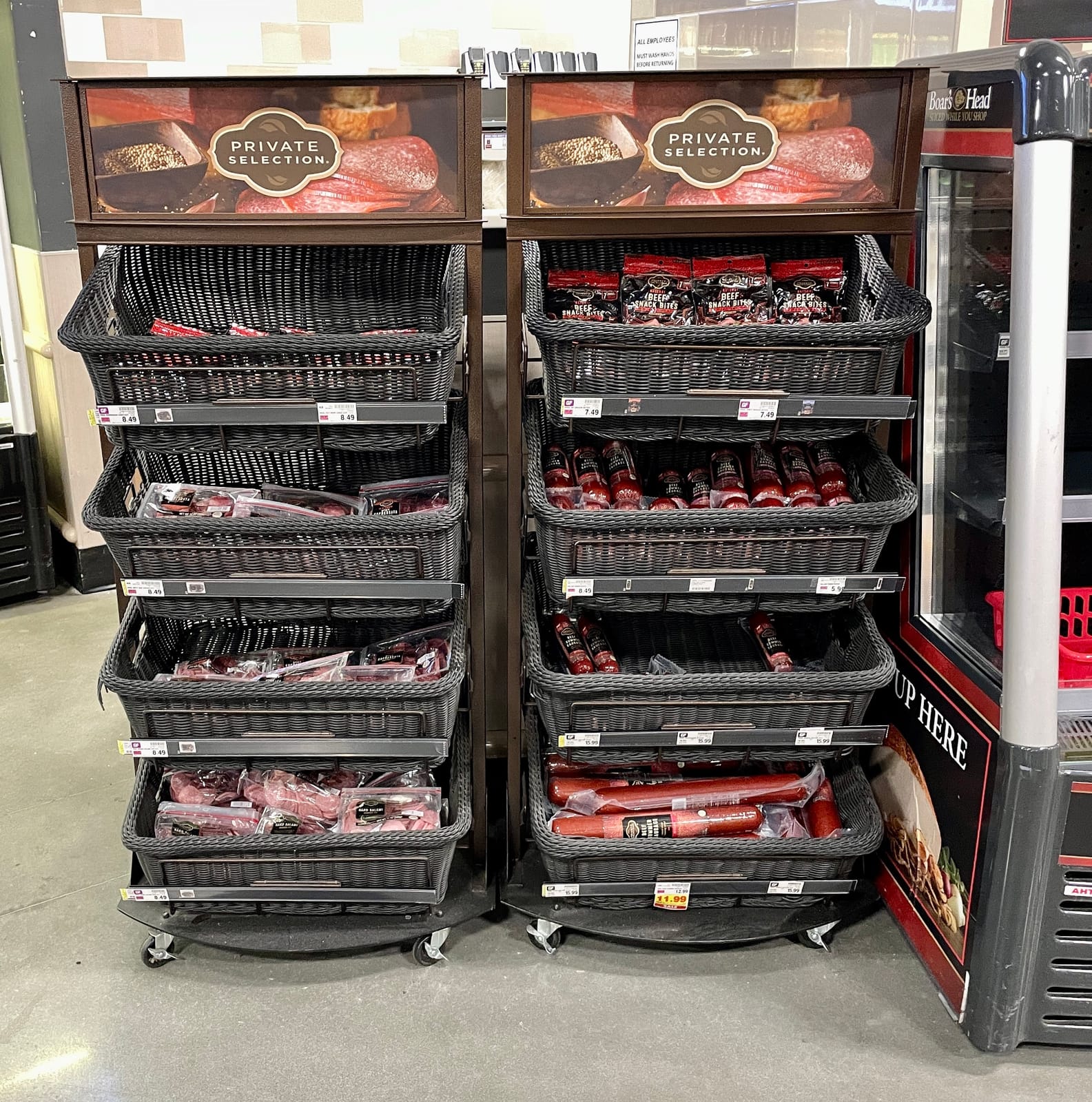 In-store display at Waitrose