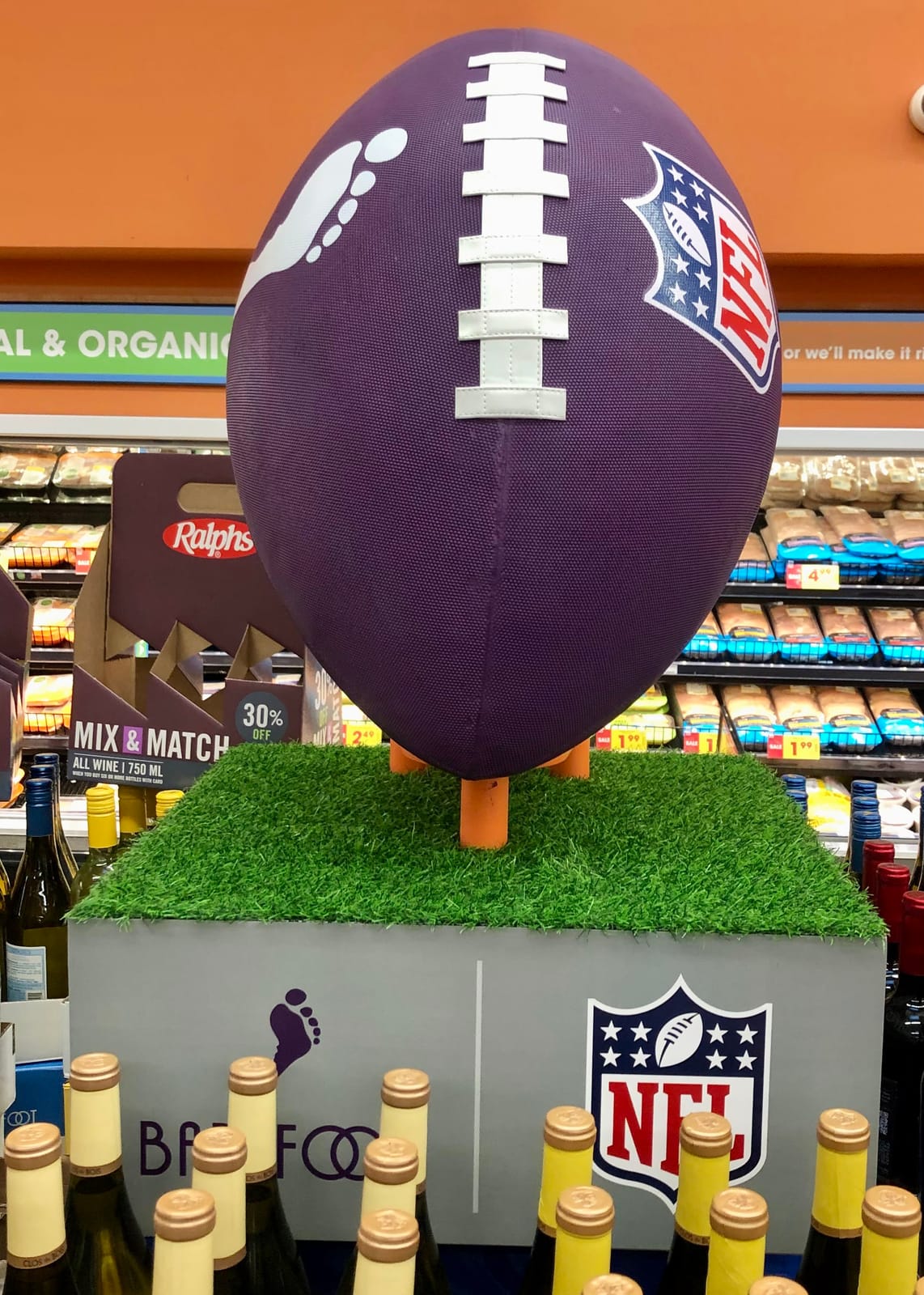 Barefoot at Safeway