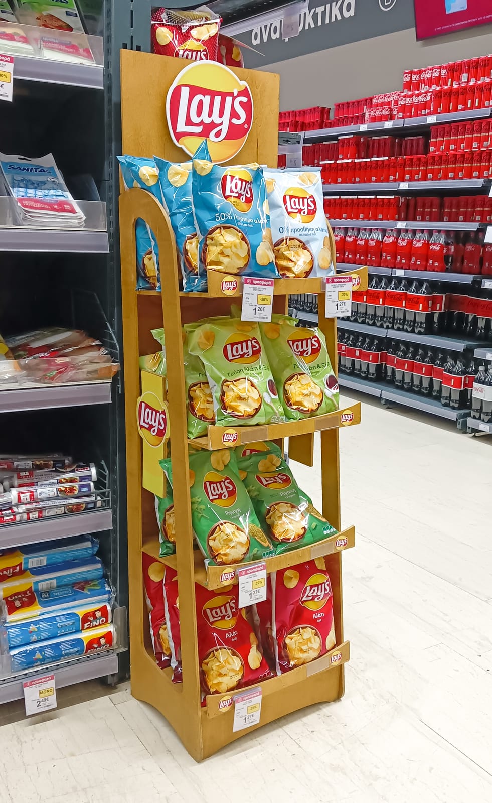 In-store display at Target
